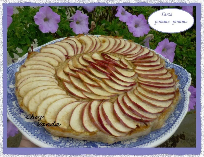 Gâteau pomme pomme façon tarte